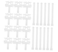 TOYZFRIENDY 12 Sets Vertical Blind Carrier Repair Kit Plastic Replacement Clips Slats for Vertical Venetian Roller Blinds Compatible with Colors and Styles Easy Curtain Maintenance