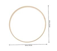 TOYZFRIENDY 12pcs Bamboo Dream Catcher Rings for DIY Crafts Smooth Round Bamboo Hoops for Wreaths Windchimes Mandalas Embroidery and Handmade Decorations