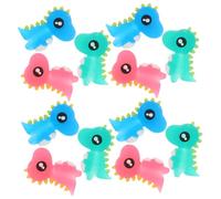 TOYZFRIENDY 12Pcs Cartoon Animal Silicone Pencil Caps Flexible Pencil Extenders Small Soft for Improved Grip and Protection School Supplies