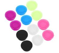 TOYZFRIENDY 12pcs Colored Vial Caps for Glass Insulin Bottles Leak- Dust- Reusable Laboratory Replacement Lids Secure Fit for Medical Clinical and Research Sample Protection