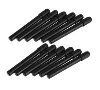 TOYZFRIENDY 12pcs Eyebrow Pencil Extender Holder with Brow Brush Portable Extension Tool for Precise Makeup Application Anti-shake Design for Beginners and Professionals