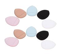 TOYZFRIENDY 12pcs Mini Blending Powder Puff Set Small Waterdrop Shape Dual-use Makeup Sponge for Foundation and Loose Powder Women’s Facial Cosmetic Tool Random Color