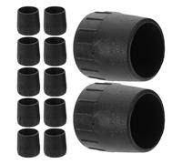 TOYZFRIENDY 12pcs Rubber Mic Arm Stand Foot Caps for Tube Shock-resistant Mic Base Cushions Stable Non-slip Accessory Pads for Recording Broadcasting and Live Performances