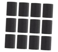 TOYZFRIENDY 12pcs Tennis Badminton Grip Tape Soft Foam Underwrap Bandage Black Tape for Sports Protection
