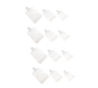 TOYZFRIENDY 12pcs Travel Lotion Refill Bag Portable Liquid Pouch Suction Mouth for Wet Bag Toiletries Organization and Options