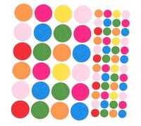 TOYZFRIENDY 150pcs Colored Wooden Rounds for Crafts and Learning Smooth Edges Math Counters for Counting Sorting Patterning Addition Subtraction Educational Game Tokens