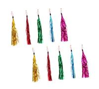 TOYZFRIENDY 15pcs Cat Wand Replacement Tassel Heads with Bell Interactive Flexible Cat for Indoor Play and Exercise Random Color for Hunting Instinct Random Color