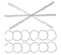 TOYZFRIENDY 15pcs Diy Doll False Eyelashes Pack Diy Doll False Eyelashes Pack 0.8cm Black Brown Tea Shades Accessories and Toy Decoration