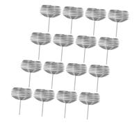 TOYZFRIENDY 16 Pcs Stainless Steel Fertilizer Baskets Slow Release Plant Nutrition Cups for Succulent Orchid Bonsai Garden Use Automatic Planting Fertilization Control Containers
