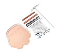 TOYZFRIENDY 17-key Kalimba Thumb Piano DIY Assembly Kit Mini African Finger Instrument for Beginners Boys and Girls with Cat Paw Design, Portable 17-note Finger Piano for Music Learning