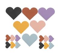 TOYZFRIENDY 18pcs PU Heart Bookmarks Cute Hollow Corner Page Holders for Students and Teachers Soft Retro Book Markers Practical Readers and Book Lovers