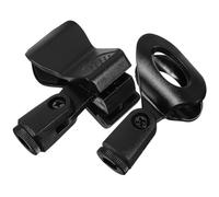 TOYZFRIENDY 2 Pcs Microphone Holder Clips Lightweight Sturdy Mic Clamp Compatible with Various Recording Equipment for Studio Broadcasting and Live Streaming
