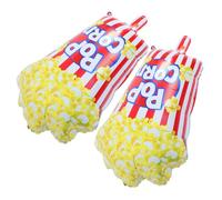 TOYZFRIENDY 2 Pcs Popcorn Foil Balloons Large Movie Night Themed Party Decorations for Birthday Shower Carnival Unique Playful Design