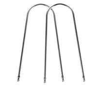 TOYZFRIENDY 2 Pcs U Shaped Auto Interior Disassembly Tool Metal Radio Removal Key for Car Audio Systems Dual Operation Design for Quick CD Dvd Player Installation and Repair