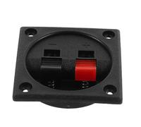 TOYZFRIENDY 2-port Square Speaker Box Terminal Connector Car Stereo Binding Post Cup for Speaker and Subwoofer Accessory Sound System Wiring