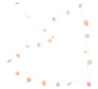 TOYZFRIENDY 20-LED Himalayan Salt Night Light String with USB Button Switch, Warm Decorative USB Night Lamp for Bedroom and Living Room Ambient Lighting