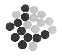 TOYZFRIENDY 20 PCS Replaceable Round Sandpaper Pads for Foot File Callus Remover Curved Grinding Head Design with Dual Grits for Foot Care Easy to Install for Family Use