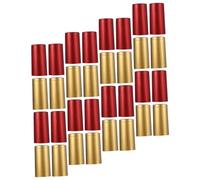 TOYZFRIENDY 200 pcs Wine Bottle Shrink Caps Heat Shrinkable Seal Wraps Red Gold Wine Sealing Covers for Home and Easy-fit Bottle Neck Protection