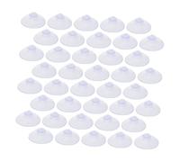 TOYZFRIENDY 200pcs Suction Cups for Glass Tables Slip Pads Reusable Washable Suction Cup Hangers for Windows Desktops Tiles Multifunctional Organizer