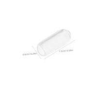 TOYZFRIENDY 200pcs Transparent Headband End Caps Inner Rubber Tips for Hairbands Comfortable Protective Covers for DIY Hair Accessories Repair and Replacement