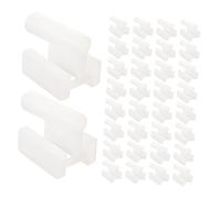 TOYZFRIENDY 200pcs Transparent Prong Plastic Plug Protector Caps Safety Socket Covers Dustproof Electrical Outlet Safety Plugs for Home Use