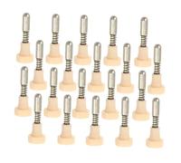 TOYZFRIENDY 20pcs Aluminum Alloy Spring Loaded Door Latch Heavy Duty Pins for Wooden Gates Pet Cages Storage Doors Fence Hardware