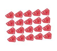 TOYZFRIENDY 20pcs Fire Extinguisher Mount Brackets Heavy Duty Metal Wall Hooks Space Saving Holder for Indoor Outdoor Office Fire Extinguishers Red