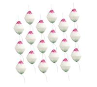 TOYZFRIENDY 20pcs Gas Lantern Mantles Double-ended Rayon Mesh Covers for Outdoor Camping Wind-resistant Clean Burning Gas and Kerosene Lamp Accessories