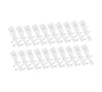 TOYZFRIENDY 20Pcs Plastic Vertical Valance Clips Replaceable Blind Clamps for Window Blinds Home Use Pom Material Compact Compatible with Vertical