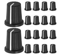 TOYZFRIENDY 20pcs Potentiometer Control Knobs for Precise Audio Volume Adjustment Compatible with Mixers Consoles Dj Equipment Rotary Caps for Home Audio Musical Instruments Electronic Devices