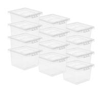TOYZFRIENDY 20pcs Reptile Breeding Box Containers Compact for Python Tarantula and Animal Feeding