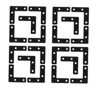 TOYZFRIENDY 20pcs Stainless Steel Bracket Flat Corner Brace Heavy Duty Right Angle Fixed Brackets for Wooden Frames Desk Chair Cabinet Drawer Furniture Repair