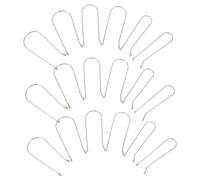 TOYZFRIENDY 24pcs Hot Roller Clamp Replacement Hair Curler Clips Set 1.9cm 2.54cm 3.2cm Securing Pins for Heated Hair Rollers Styling Tools Professional Salon Use
