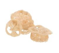 TOYZFRIENDY 24PCS Natural Loofah Pet Chew for Rabbits Hamsters Guinea Pigs Edible Small Animal Teeth Grinding Slices for Stress Relief and Healthy Molar Care