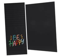 TOYZFRIENDY 25 Pcs Black Cardstock Paper for Scrapbook Handmade Crafts Thick Crafting for Photo Albums Halloween Decorations Card Making and DIY Projects