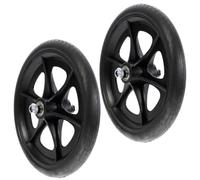 TOYZFRIENDY 2Pcs 8 Inch Front Wheelchair Wheels Heavy Duty Multipurpose Universal Replacement Tires for Wheelchair and Walker Accessories