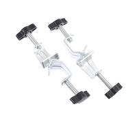 TOYZFRIENDY 2pcs Adjustable Bosshead Clamp Holders Chemistry Stand Clips Right Angle Support for Laboratory Use Iron Material with Comfortable Grip for Experiments and Research