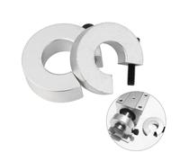 TOYZFRIENDY 2PCs Aluminum Alloy Shaft Fixing Rings Linear Rail Stop Collars Set for Wear-resistant Rail Shaft Locking Rings with High Precision Fixation