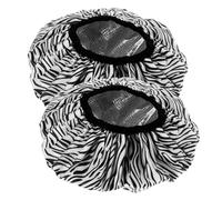 TOYZFRIENDY 2Pcs Aluminum Foil Hair Conditioning Caps Reusable Heat Shield Bath Caps for Women Non-electric Self-heating Deep Treatment Elastic Fit for All Hair Types