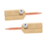 TOYZFRIENDY 2pcs Auto Electric Welding Hammer for Body Low Impact Temperature Welding Puller Tips Accurate Metal Shaping Tool for Vehicle Panel Restoration Easy Operation Compatibility