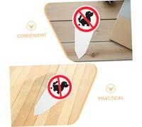 TOYZFRIENDY 2pcs Clean Dog Signs with Stakes Weather Resistant No Pooping Warning for Lawn Garden Easy Installation Polite Reminder to Keep Off Grass and Clean Up After Pets