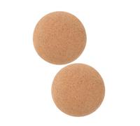 TOYZFRIENDY 2Pcs Cork Massage Balls Fitness Massage Ball for Back Neck Arms and Feet Muscle Relief Lightweight Fascia Trigger Point Therapy