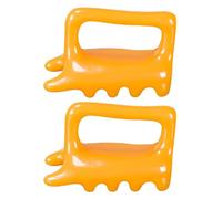 TOYZFRIENDY 2Pcs Double Push Resin Body Massage Tools for Neck Shoulder Back Relief Handheld Multi-Functional Massagers to Promote Circulation and Relax Muscles