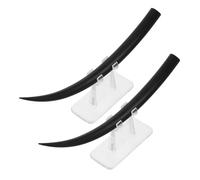 TOYZFRIENDY 2pcs False Eyelashes Model with Varied Curvatures Realistic Eyelash Extension Training Aid for Beauty Schools and Salons Enhancing Practical Skills and Teaching Demonstrations