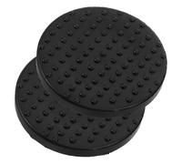 TOYZFRIENDY 2pcs Floor Jack Pads with Front Wheel Pallet Protection Rubber Hydraulic Pump Pads for Car Lift Points Space Saving Horizontal Design Scratch Preventing Underside Safety