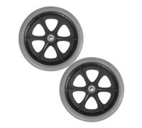 TOYZFRIENDY 2pcs Front Wheel Replacement for Wheelchair Multipurpose Anti-wear Solid Tire Swivel Castor Medical Vehicle Wheelchair Parts