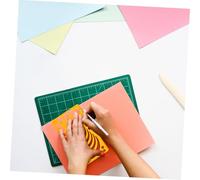 TOYZFRIENDY 2pcs Geometric Drawing Template Rulers Transparent Plastic Design Stencil with Multiple Shapes for Artists Students Engineers Crafting and School Use