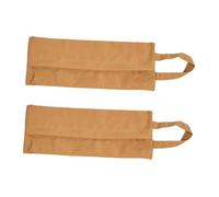 TOYZFRIENDY 2pcs Handheld Travel Cosmetic Bag Large Capacity Multi-Function Storage Pouch Portable Makeup Organizer for Socks Underwear Yellow