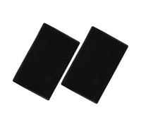 TOYZFRIENDY 2pcs Hard Rubber Car Pedal Repair Patches Non-slip Floor Mat Covers for Front and Rear Seats Anti-skid Protection for Auto Carpet Restoration and Safety