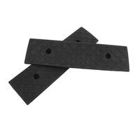 TOYZFRIENDY 2pcs Heavy Duty Plastic Driveway Ramp Textured Non-slip Surface Vehicle and Wheelchair Threshold Ramps Modular Design for Steps and Curbs Portable Loading